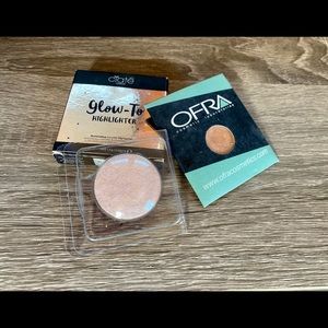 Glow-To highlighter &  Gold Rush eyeshadow